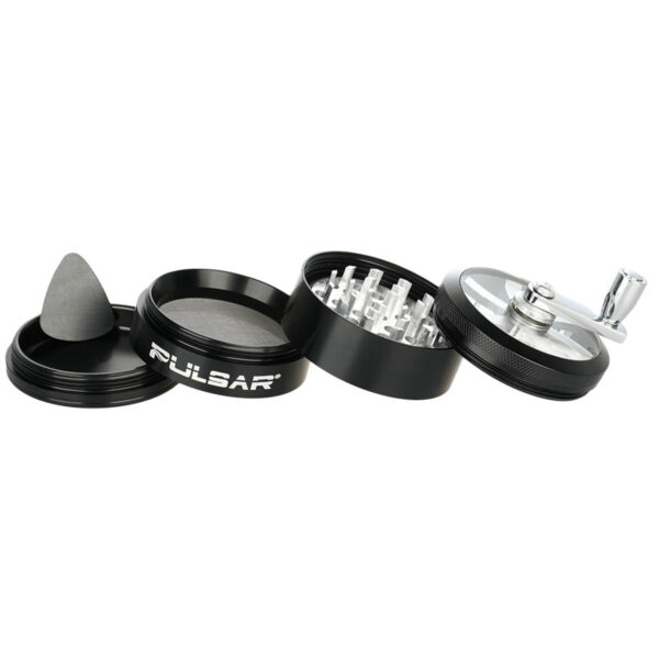 GR764 Pulsar Aluminum Crank Grinder 4pc / 2.5″ - Image 4