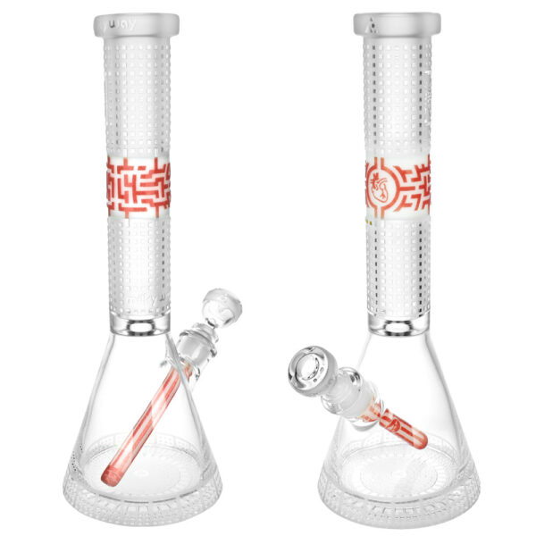 Milkyway Glass Bio-Grid Beaker Water Pipe – 15″/14mm F