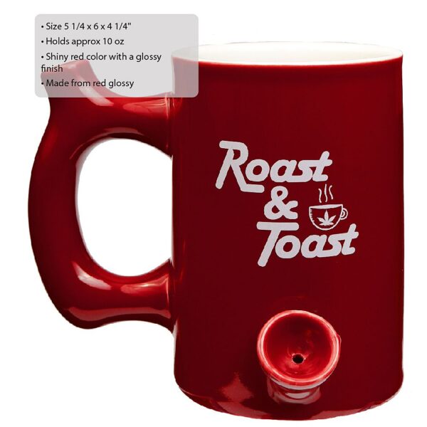 Red Premium Roast & Toast Mug - Image 3
