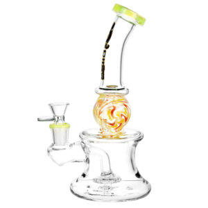 BIIGO Disco Sphere Hourglass Water Pipe – 8.5″/14mm F