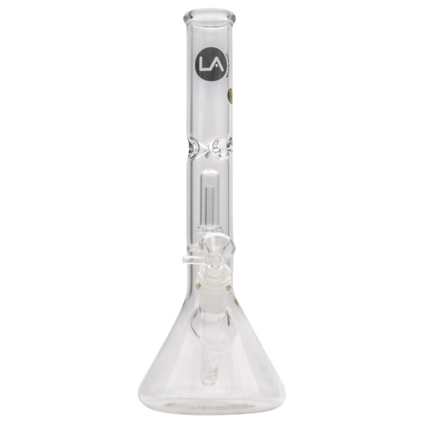 LA Pipes Single or Double Showerhead Perc Beaker Bong - Image 4