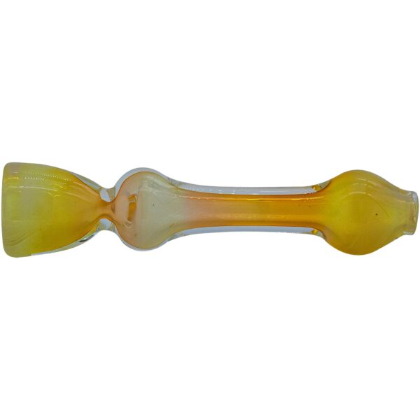 LA Pipes “Chill Fumes” Silver Fumed Chillum - Image 4