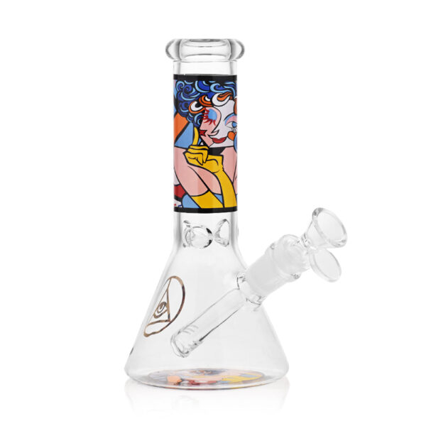 Ritual Smoke – Atomic Pop 8″ Glass Beaker – Wink - Image 2