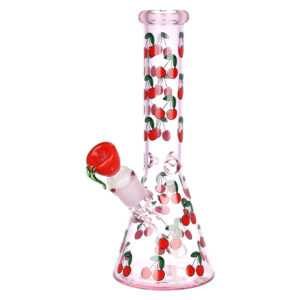 Life Is A Bowl Of Cherries Beaker Water Pipe | 10″ | 14mm F