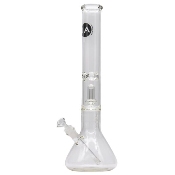 LA Pipes Thick Glass Beaker Showerhead Perc Bong - Image 7