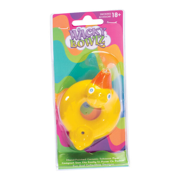 Wacky Bowlz Ducky Life Saver Ceramic Pipe – 3.75″ - Image 3