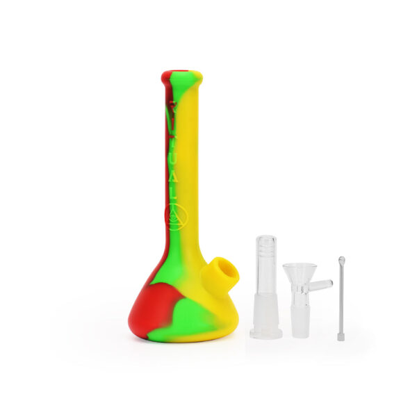 Ritual – 7.5” Deluxe Silicone Mini Beaker – Rasta