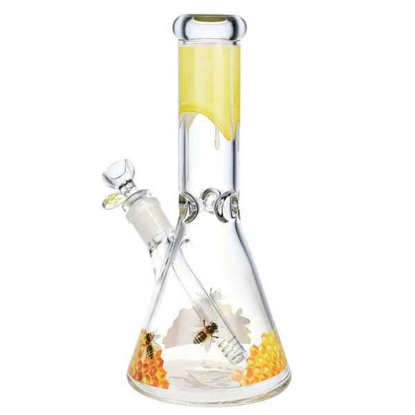 Pulsar Full Wrapped Beaker Water Pipe – 10.5″/14mm F/Sweet Nectar - Image 2