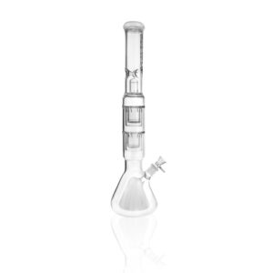 Pulsar Borosilicate Water Pipe- 21.5″ / 19mm F / Colors Vary