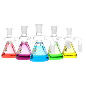 Pulsar Glycerin Beaker-Style Dry Ash Catcher | 3.5″ | 14mm | Colors Vary