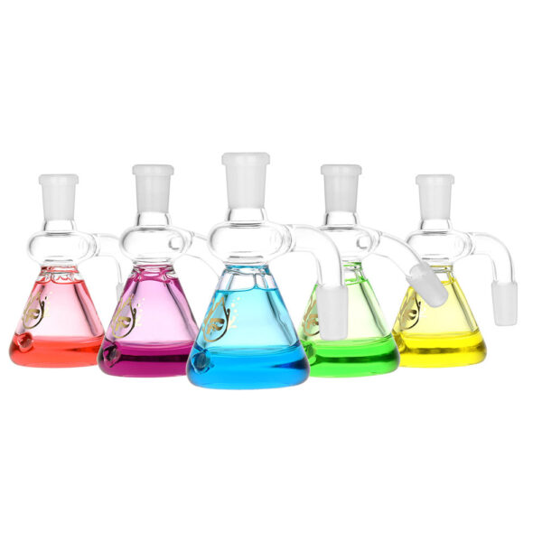 Pulsar Glycerin Beaker-Style Dry Ash Catcher | 3.5″ | 14mm | Colors Vary