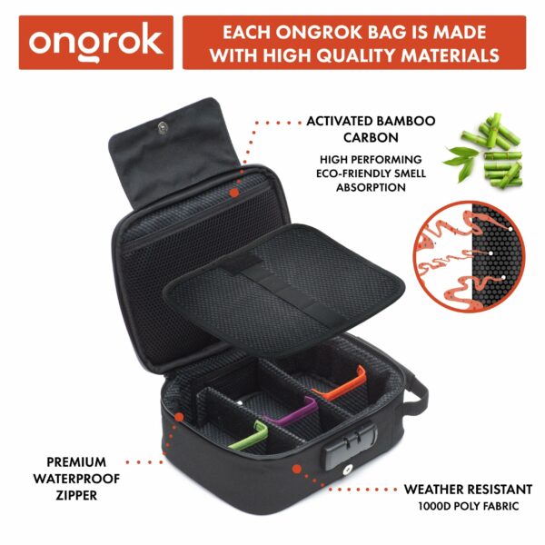 Ongrok Large Carbon-Lined Case with Combo Lock - Image 6