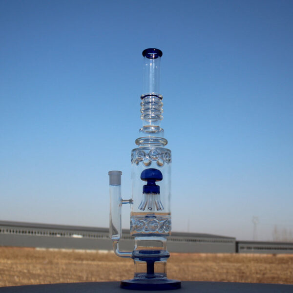19.5″ Jellyfish Sprinkler & Matrix Perc Glass Water Pipe - Image 3