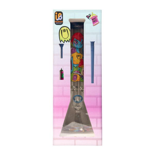 Nicky Davis Ghost Gang Beaker Water Pipe | 15.5″ | 14mm F - Image 2