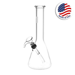 Phoenix Rising Pequeño Beaker Water Pipe – 9.25″ / Clear