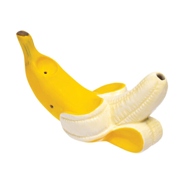 Wacky Bowlz Peeled Banana Ceramic Hand Pipe | 5.5″