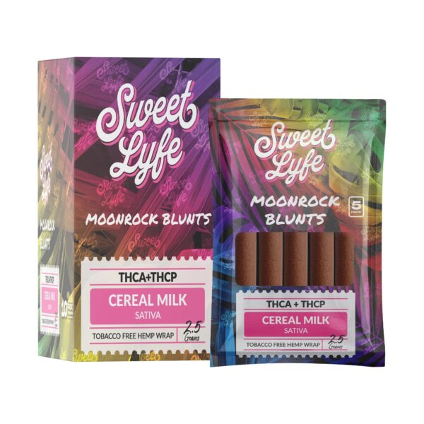 Sweet Lyfe Moonrock Blunts THCA+THCP – Cereal Milk - Image 2