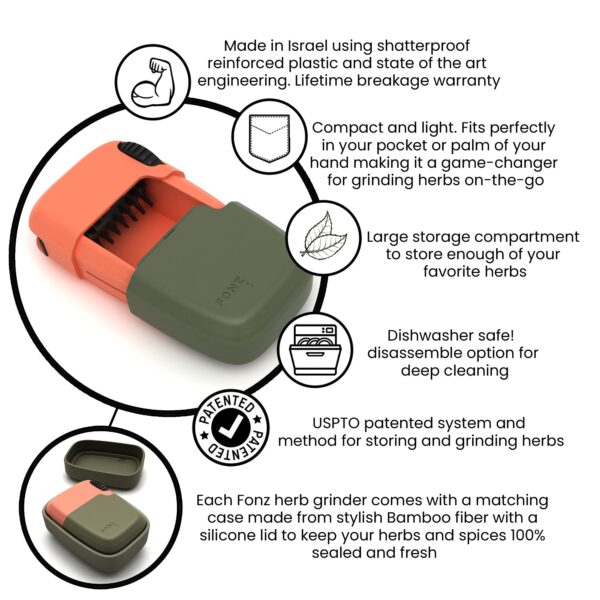FONZ – Grinder & Storage Combo Mantis - Image 3