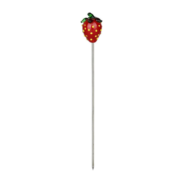 Pulsar Fruit Series Strawberry Cough Herb Pipe Glow Duo – 10″ / 14mm F - Image 7