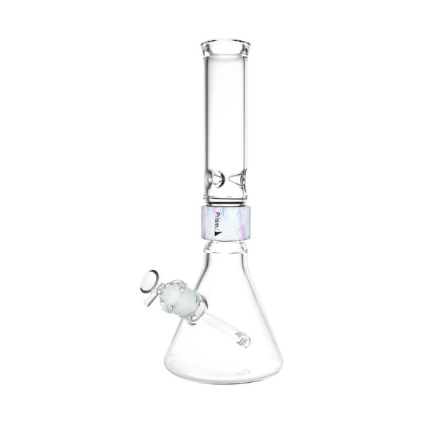 Prism Standard Beaker Single Stack Water Pipe | 14″ | 14mm F | Clear - Image 7