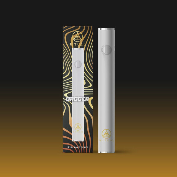 Ritual | Dagger 510 Variable Voltage Pen Battery – White