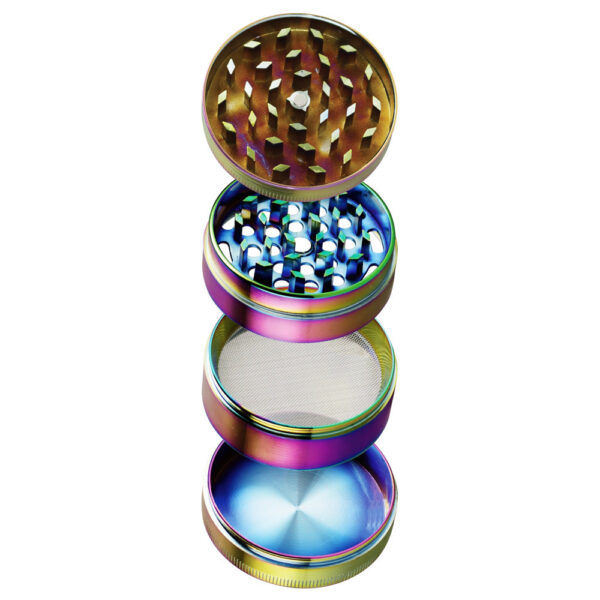 Pulsar Anodized Zinc Grinder – 4pc / 2.2″ / Chameleon - Image 2