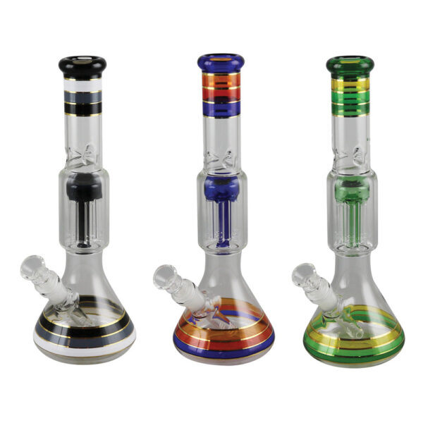 Back To Basics Beaker Water Pipe – 12″ / 14mm F / Colors Vary