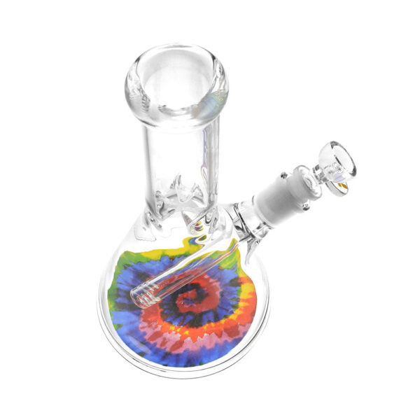 Pulsar Bottoms Up Tie Dye Water Pipe – 10″/14mm F - Image 2