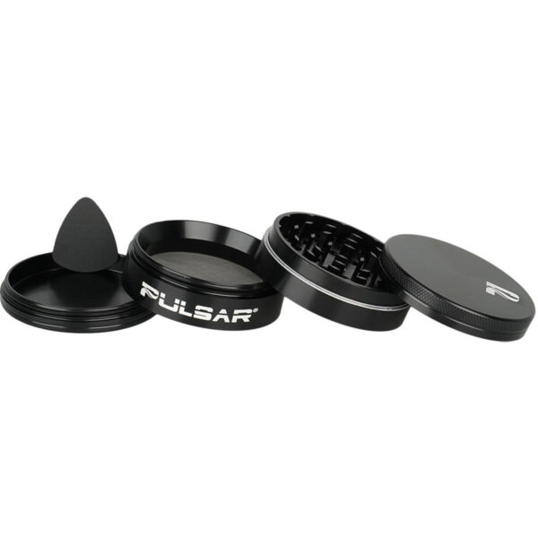 Pulsar Solid Top Aluminum Grinder-GR760- 4pc / 2.5″ - Image 6