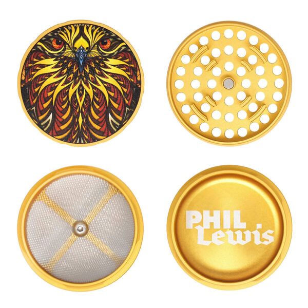 Cali Crusher Homegrown Phil Lewis Hawk Grinder -4pc/2.35″ - Image 3