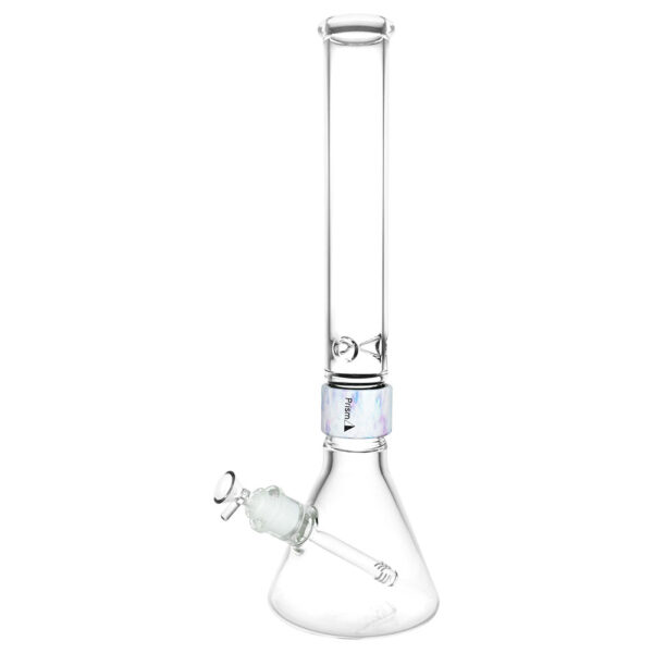 Prism Tall Beaker Single Stack Water Pipe | 18″ | 14mm F | Clear - Image 6