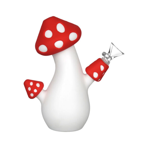 Aware Amanita Silicone Water Pipe – 6.5″/14mm F