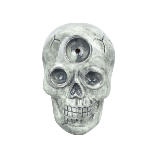 Wacky Bowlz Skull Ceramic Hand Pipe | 3.5″