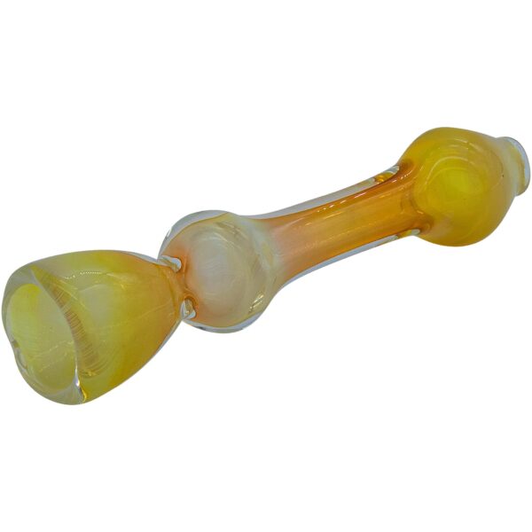 LA Pipes “Chill Fumes” Silver Fumed Chillum - Image 3