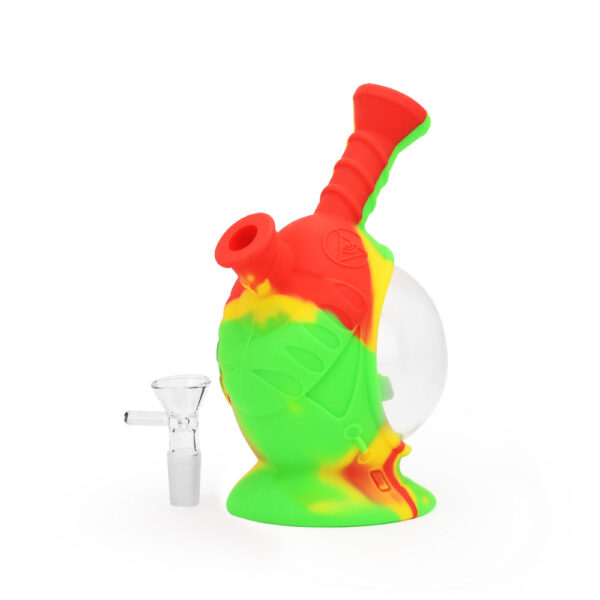 Ritual – 7.5” Silicone Astro Bubbler – Rasta - Image 3