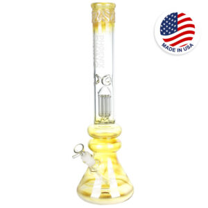 Phoenix Rising Double Bubble Beaker Water Pipe -18″/14mm F