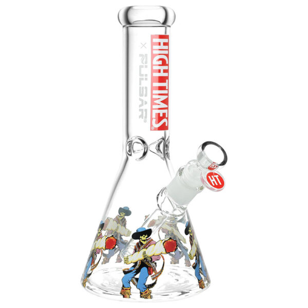 High Times x Pulsar Beaker Water Pipe – Cowboys / 10.5″ / 14mm F