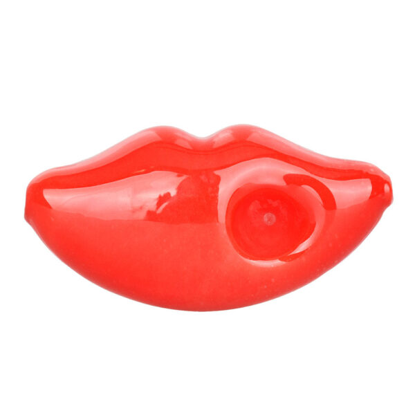 Lovers Lips Hand Pipe – 4″ - Image 2