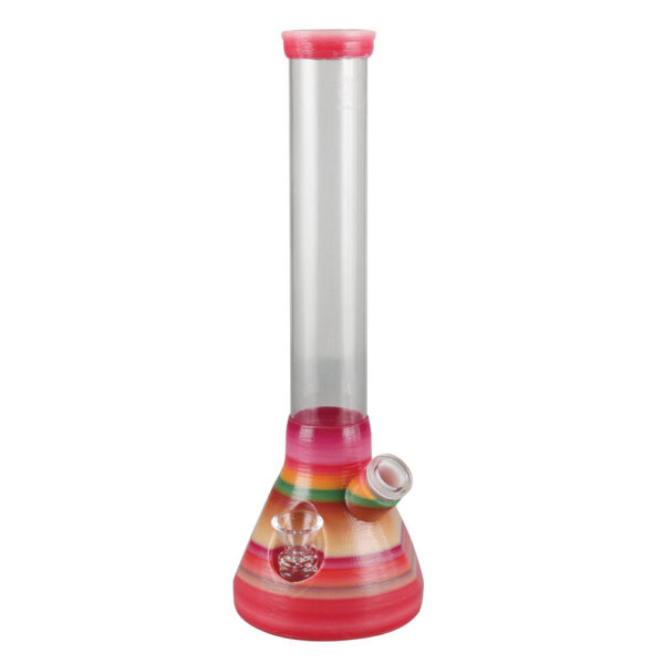 Kayd Mayd 3D Printed Beaker Waterpipe – 12″ / Colors Vary - Image 2