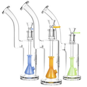Pulsar Beaker Perc Water Pipe – 10.25″/14mm F/Colors Vary