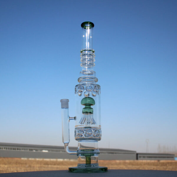 19.5″ Jellyfish Sprinkler & Matrix Perc Glass Water Pipe - Image 4
