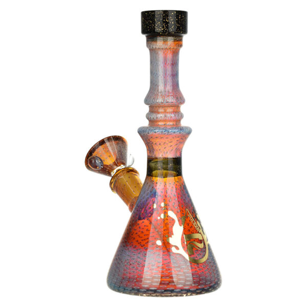 Pulsar Heady Bubble Matrix Beaker Water Pipe w/ Dichro | 7″ | 14mm F - Image 2