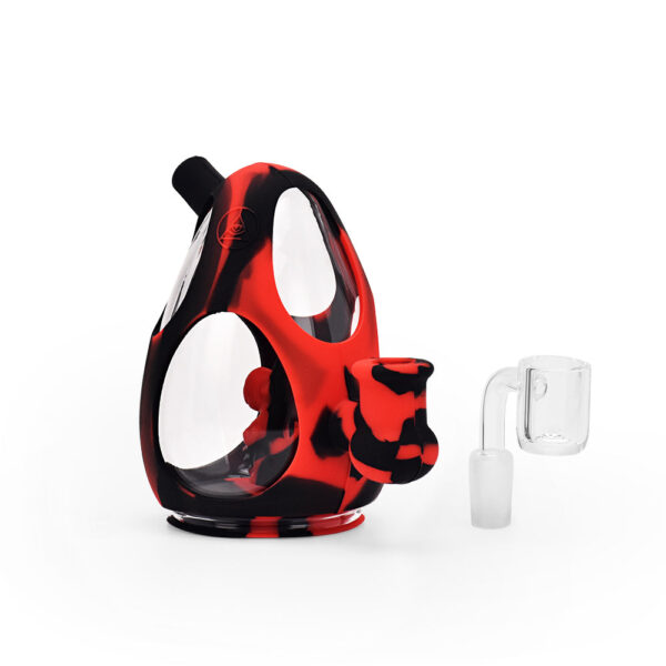 Ritual – 5” Silicone Yoshi Egg Rig – Black & Red - Image 2