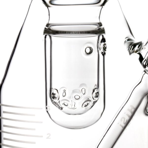 HiSi 16in Beaker Bong – Double U Perc - Image 8