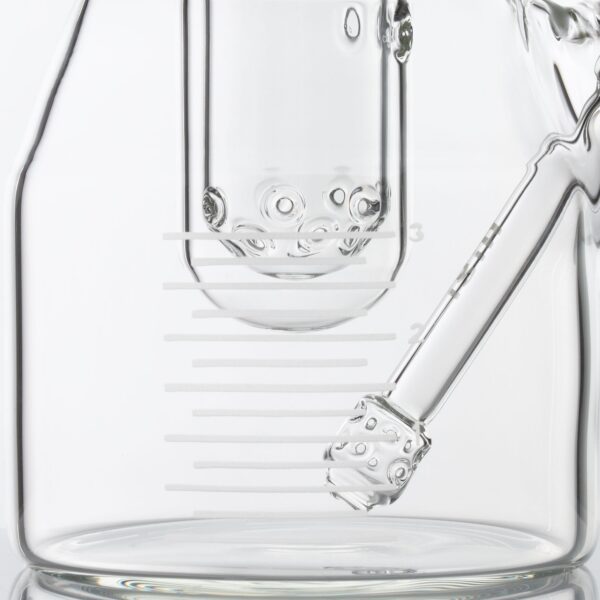 HiSi 16in Beaker Bong – Double U Perc - Image 4
