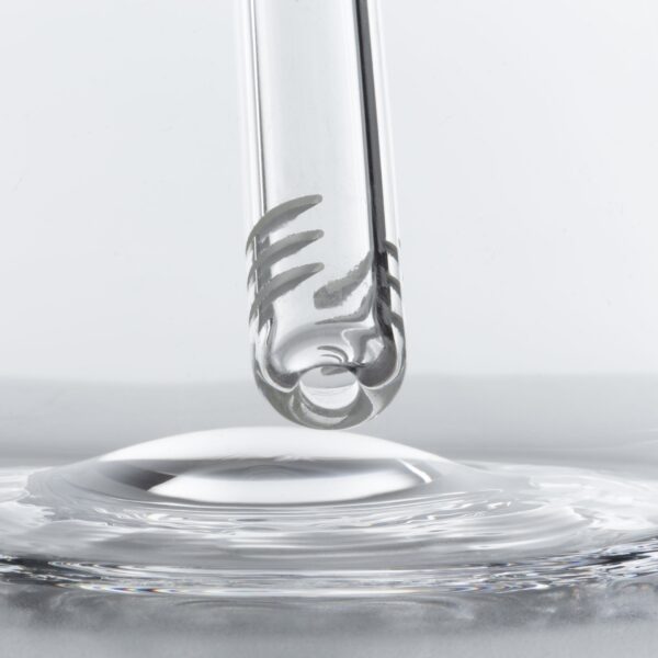 Solid Glass 12in Triple Ring Beaker Bong - Image 4