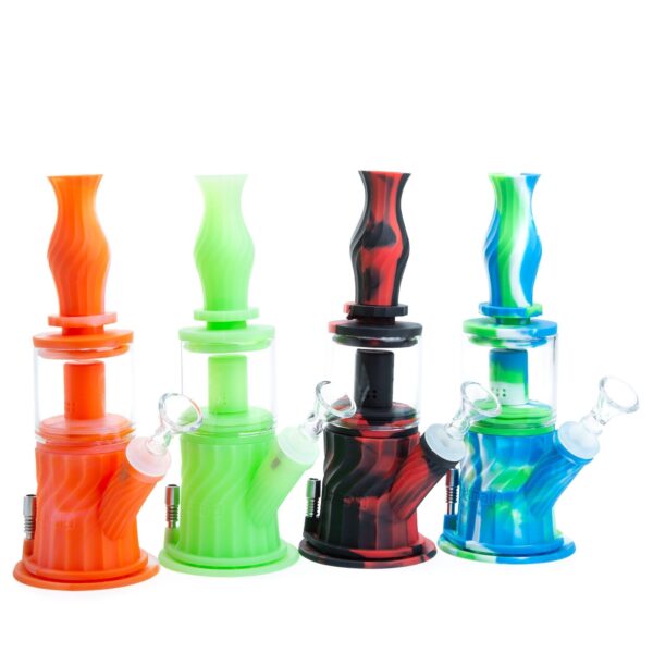 Waxmaid Silicone Four-In-One Bong/Dab Rig/Nectar Collector/Bubbler - Image 8