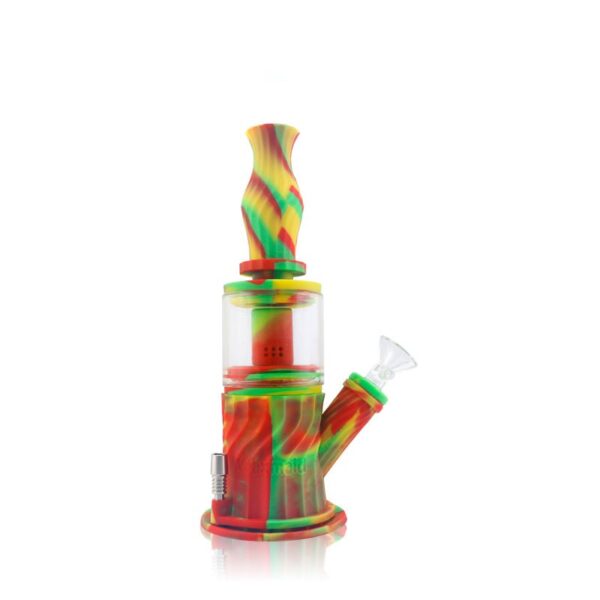 Waxmaid Silicone Four-In-One Bong/Dab Rig/Nectar Collector/Bubbler - Image 12